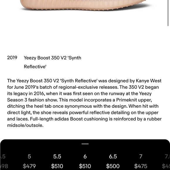 EUC Yeezy 350 Synth - Picture 2 of 12